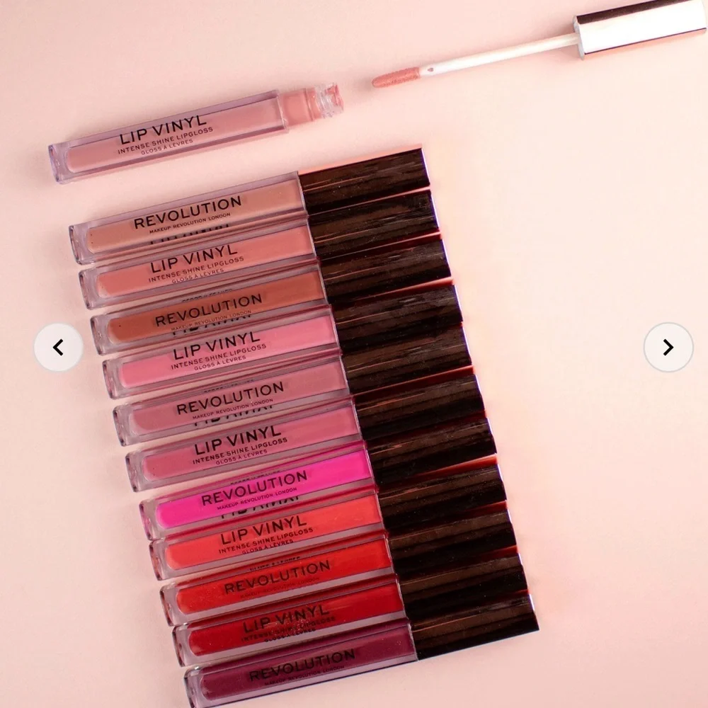 New! Revolution velvet kiss lip vinyl - Gone Rogue a Brown Nude Shade